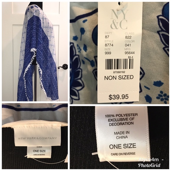 🦋NY & Co Pom Pom Paisley Caftan🦋 - Picture 5 of 8